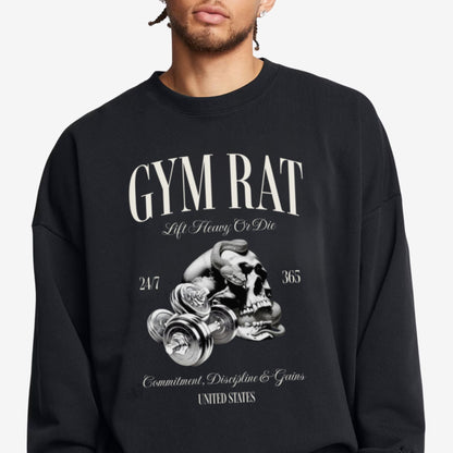 Skull Gym Rat Sweatshirt - Apocalypse Club