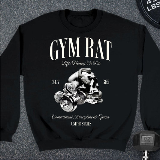 Skull Gym Rat Sweatshirt - Apocalypse Club