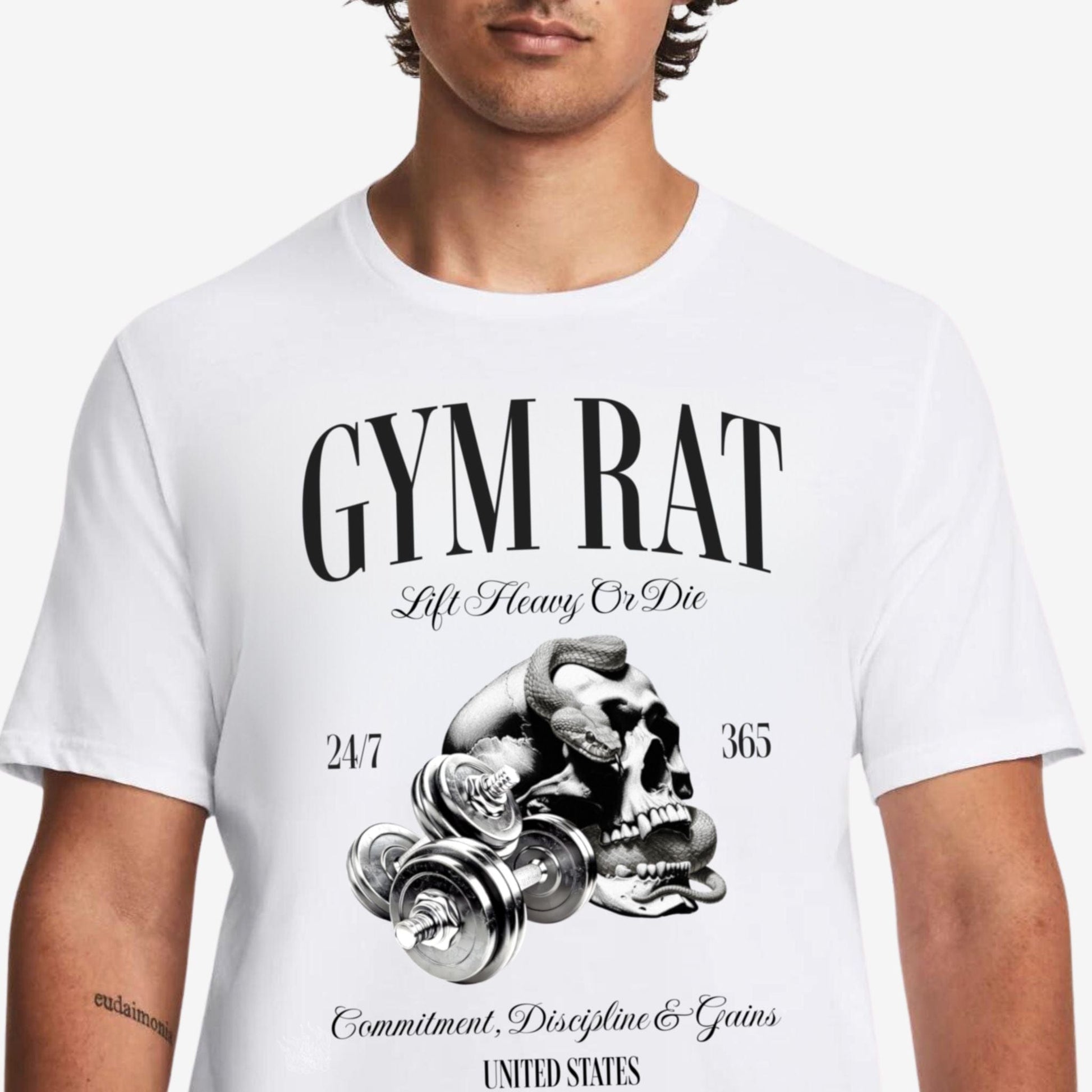 Skull Gym Rat T-Shirt - Apocalypse Club