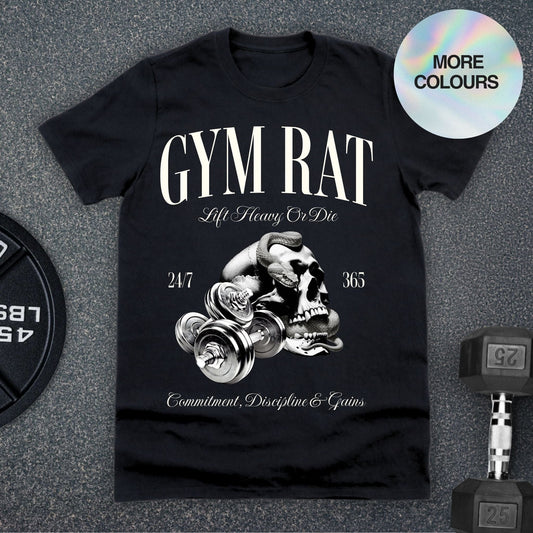 Skull Gym Rat T-Shirt - Apocalypse Club