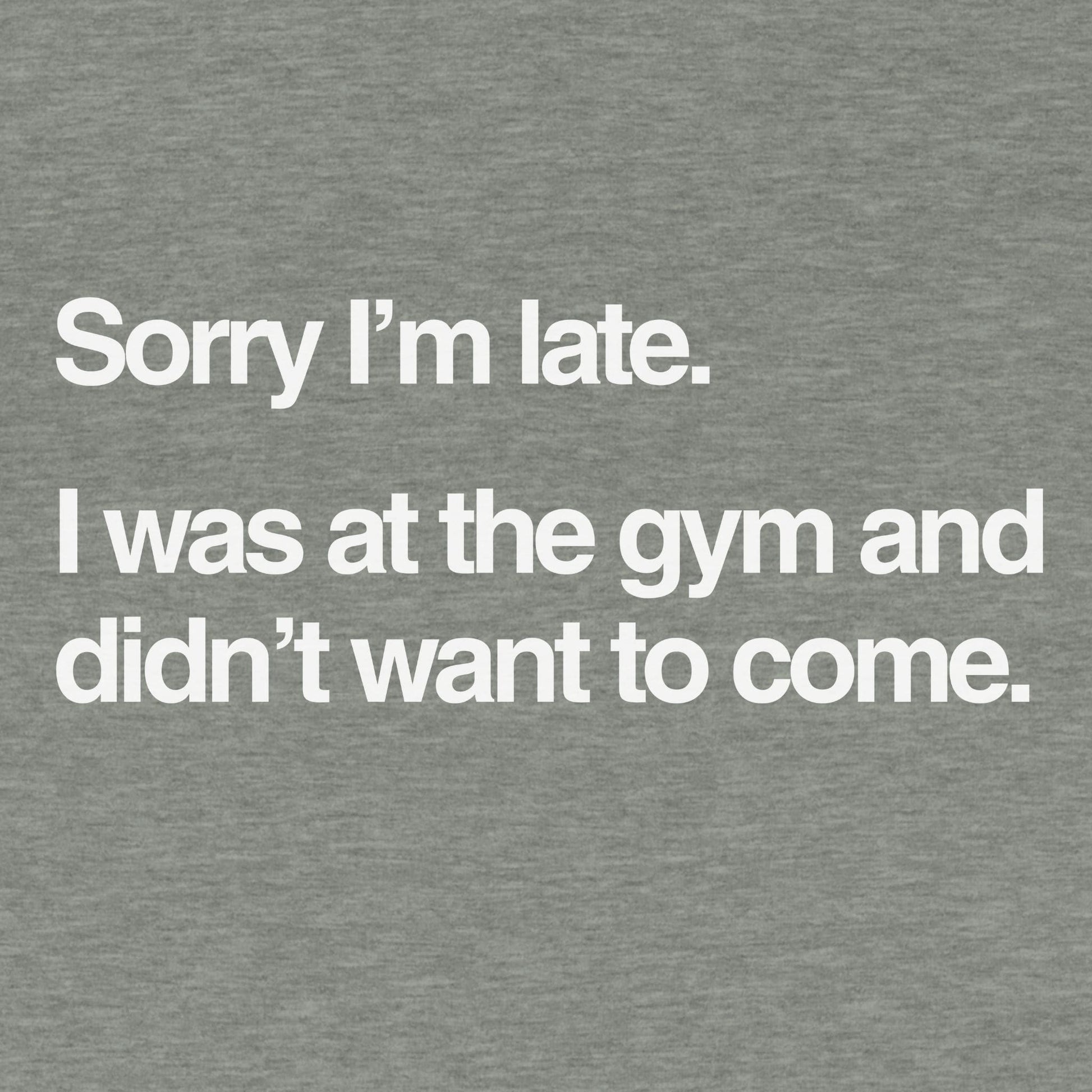 Sorry I'm Late T-Shirt - Apocalypse Club