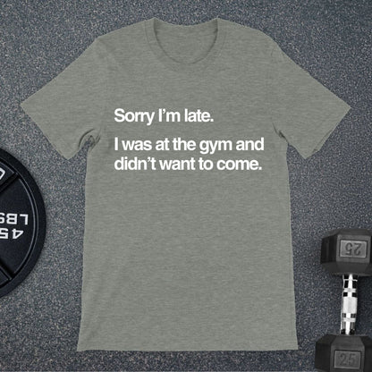 Sorry I'm Late T-Shirt - Apocalypse Club