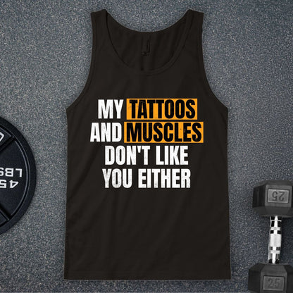 Tattoos And Muscles Muscle Tank - Apocalypse Club