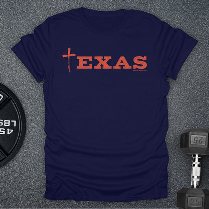 Apocalypse Club Texas Faith Navy gym t-shirt