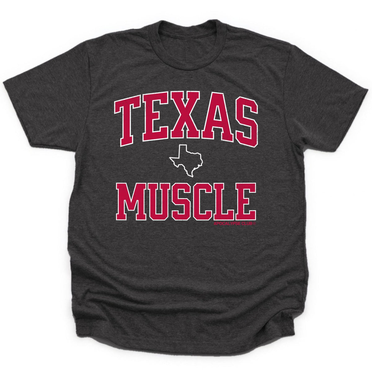 Apocalypse Club Texas Muscle Vintage Black gym t-shirt