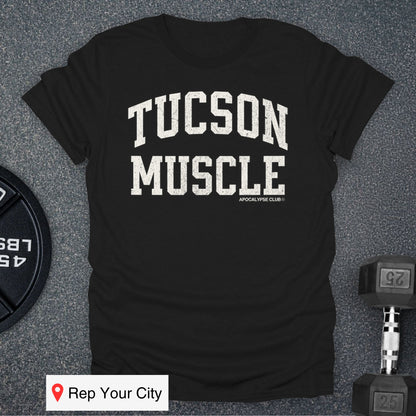 Apocalypse Club Tucson Muscle Black gym t-shirt
