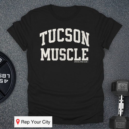 Apocalypse Club Tucson Muscle Black gym t-shirt
