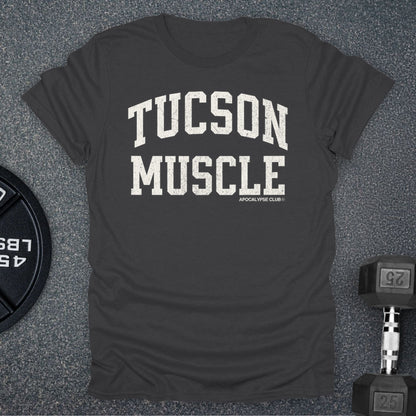 Apocalypse Club Tucson Muscle Charcoal gym t-shirt