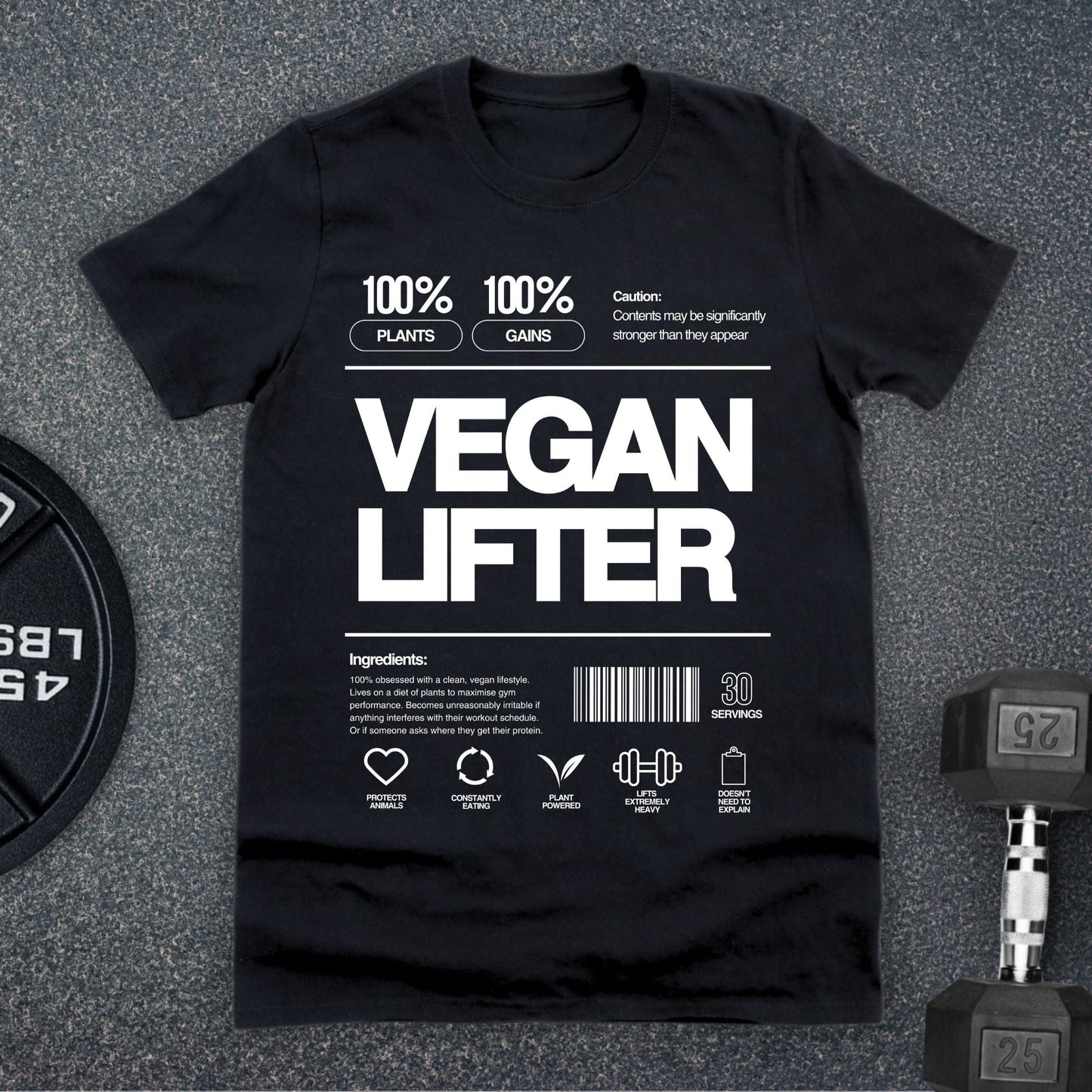 Vegan Lifter T-Shirt - Apocalypse Club