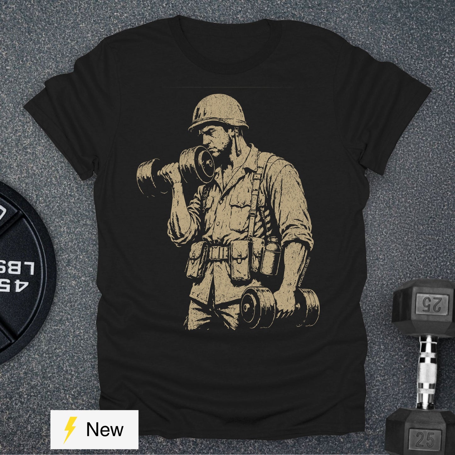 Apocalypse Club Vietnam Iron Black gym t-shirt