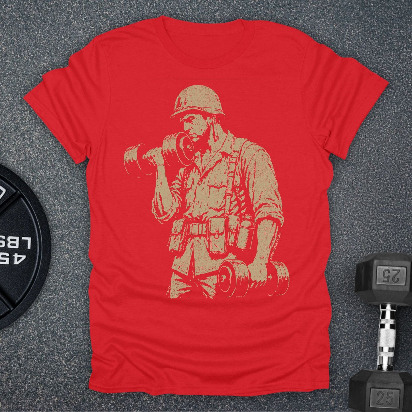 Apocalypse Club Vietnam Iron Red gym t-shirt