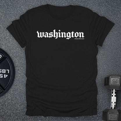 Apocalypse Club Washington DNA Black gym t-shirt
