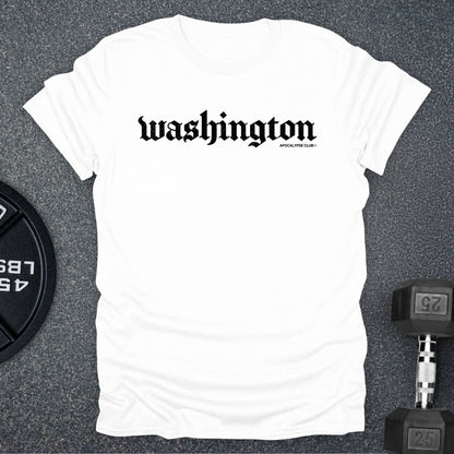Apocalypse Club Washington DNA White gym t-shirt