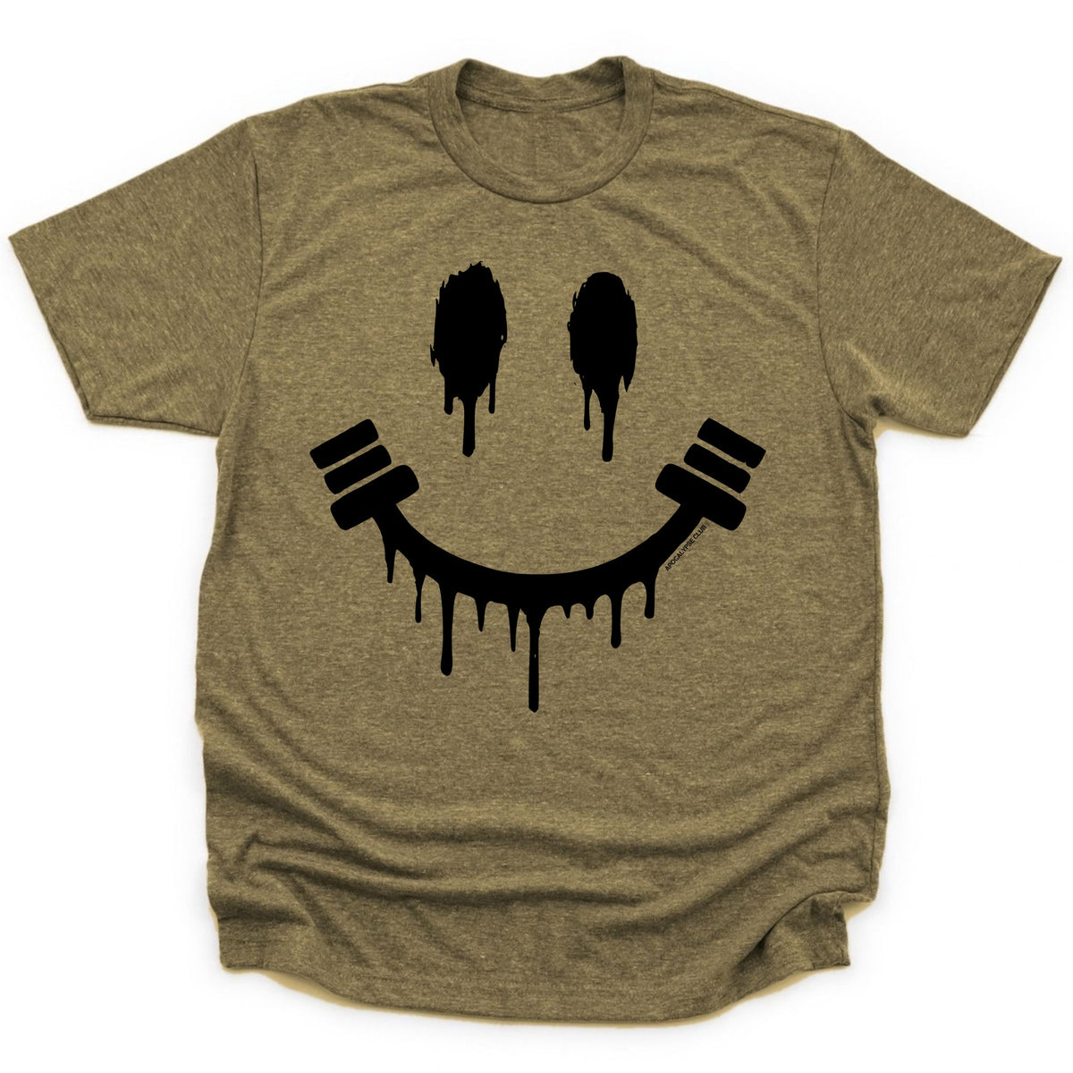 Apocalypse Club Weight And Bleed Military Green gym t-shirt