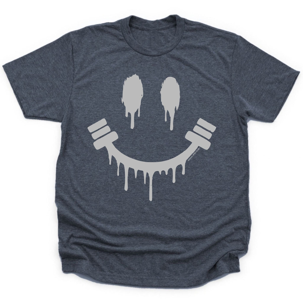 Apocalypse Club Weight And Bleed Vintage Navy gym t-shirt