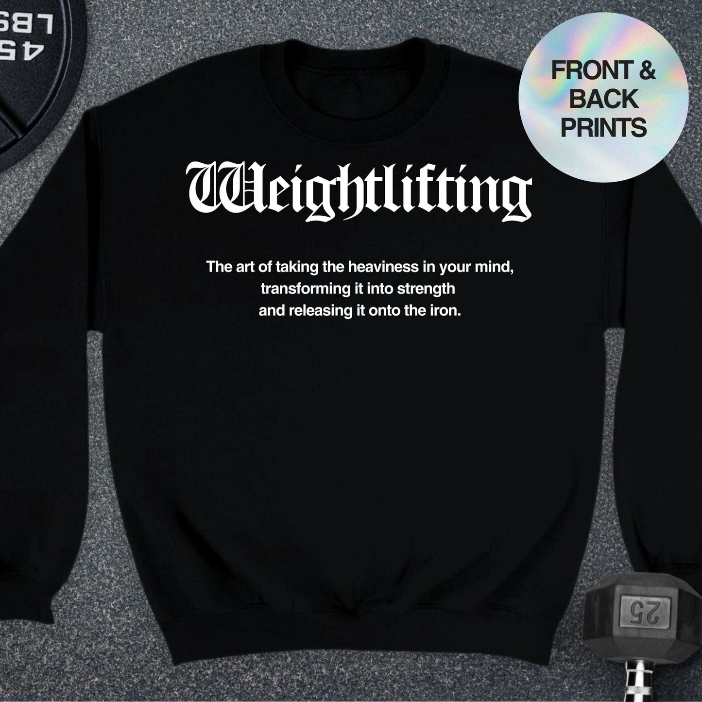 Weightlifting Sweatshirt - Apocalypse Club