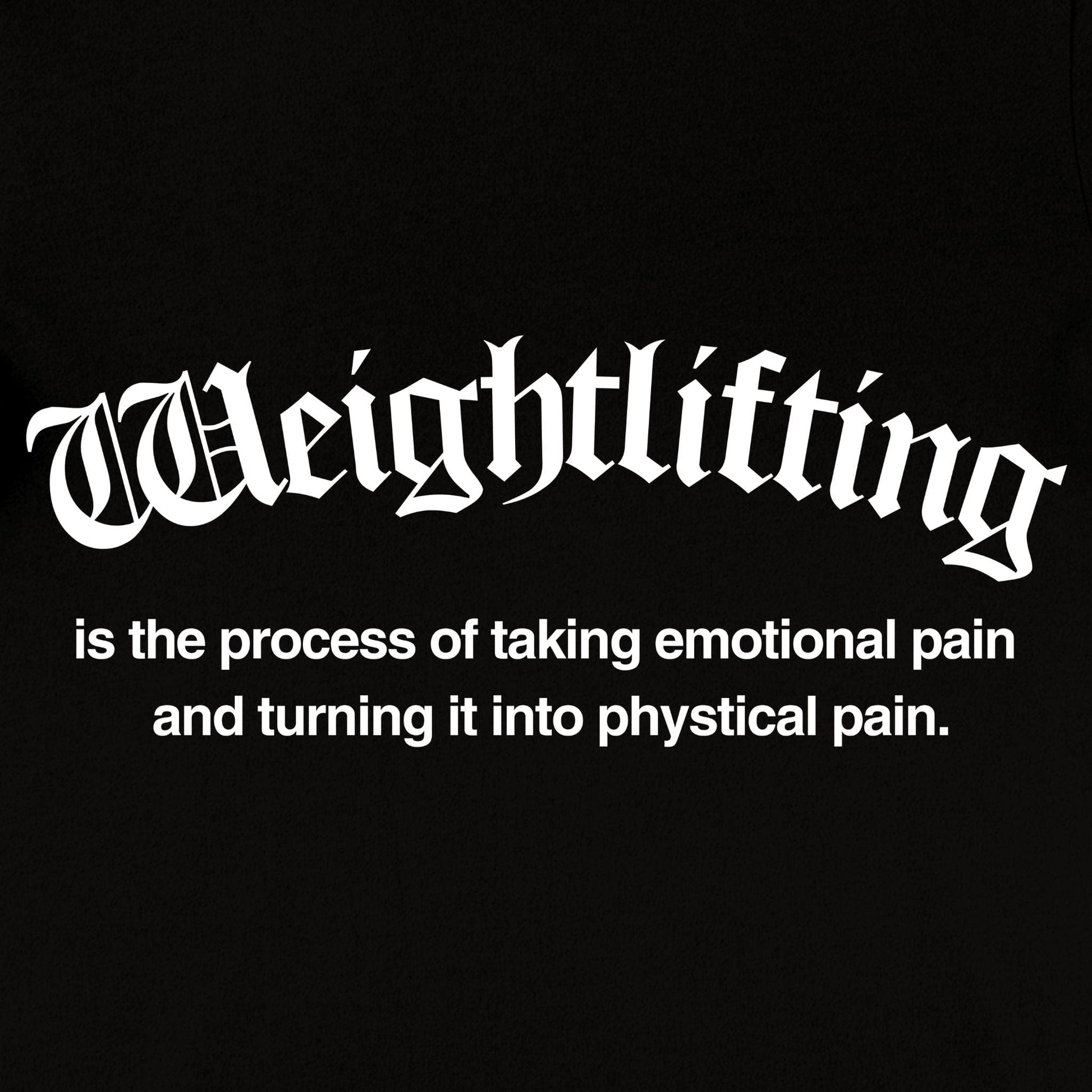 Weightlifting T-Shirt Black - Apocalypse Club