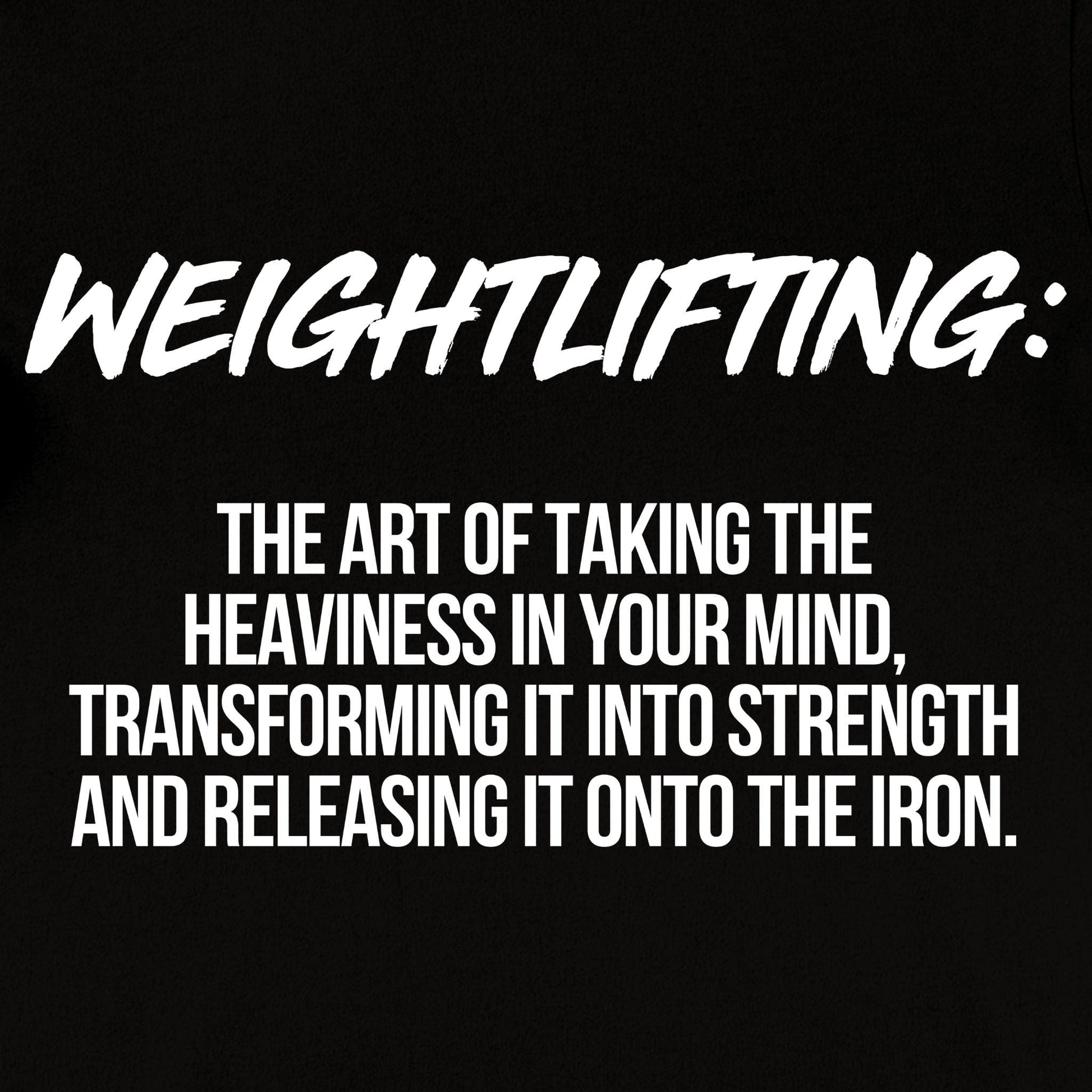 Weightlifting T-Shirt Black - Apocalypse Club