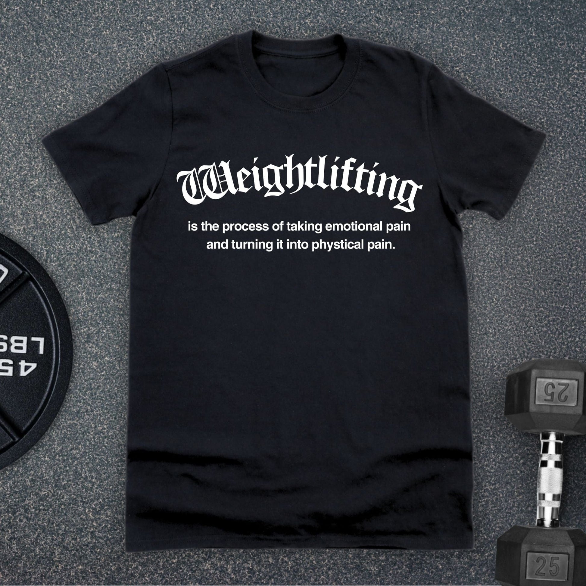 Weightlifting T-Shirt Black - Apocalypse Club