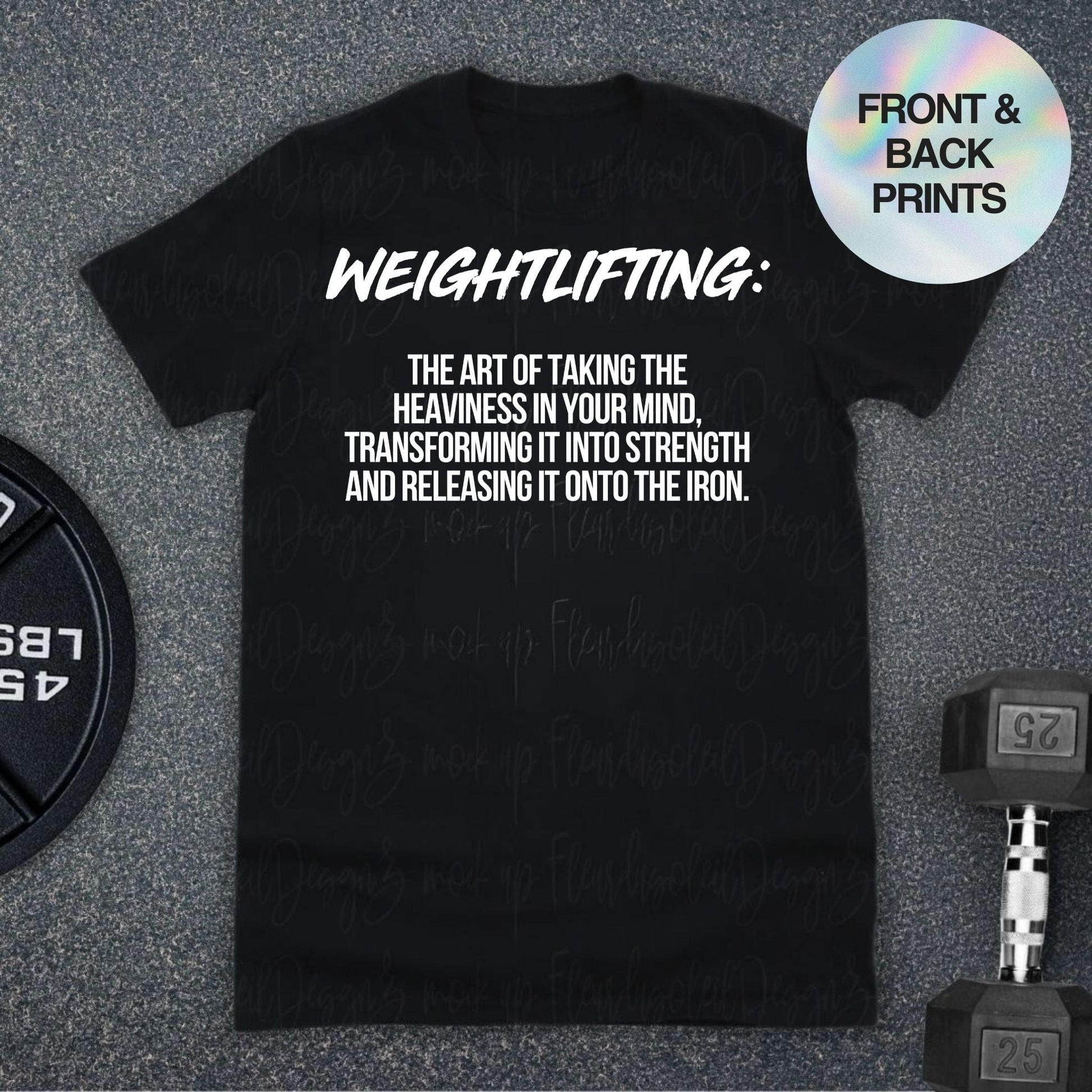 Weightlifting T-Shirt Black - Apocalypse Club