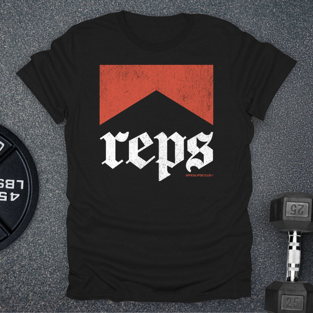 Apocalypse Club Western Reps Black gym t-shirt