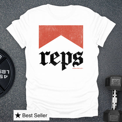 Apocalypse Club Western Reps White gym t-shirt
