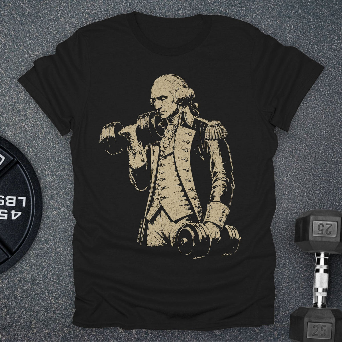 Apocalypse Club Washington Iron Black gym t-shirt