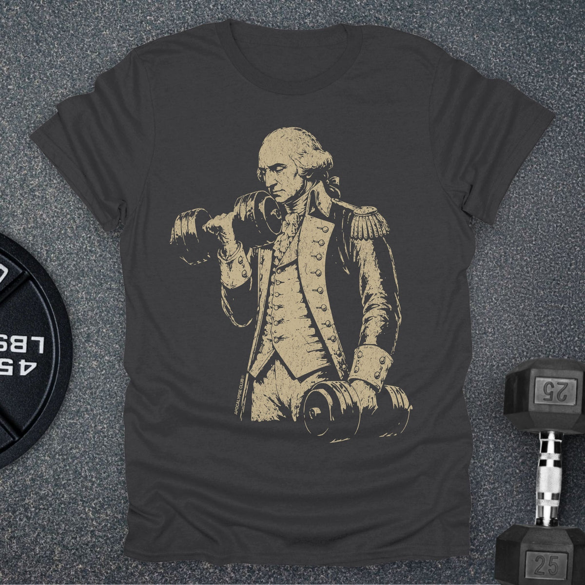 Apocalypse Club Washington Iron Charcoal gym t-shirt