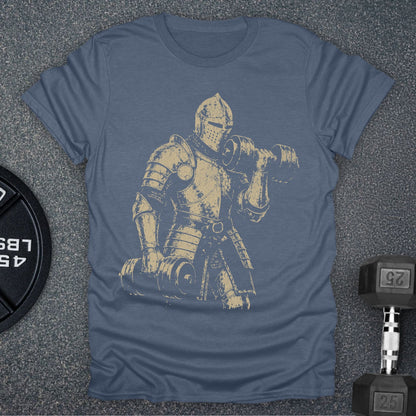 Apocalypse Club Medieval Iron Heather Indigo gym t-shirt