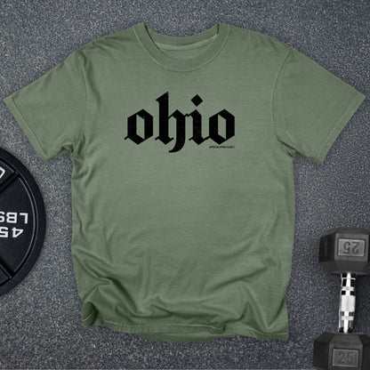 Apocalypse Club Ohio DNA Premium Moss gym t-shirt