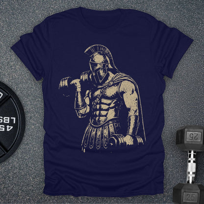 Apocalypse Club Spartan Iron Navy gym t-shirt