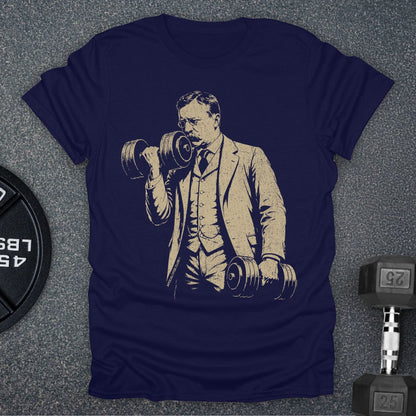 Apocalypse Club Teddy Iron Navy gym t-shirt