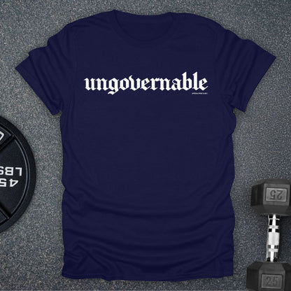 Apocalypse Club Ungovernable DNA Navy gym t-shirt