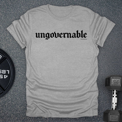 Apocalypse Club Ungovernable DNA Sport Grey gym t-shirt